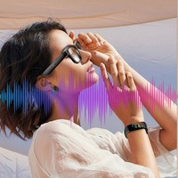 Lunettes Intelligentes avec Caméra IA pour Photo, Vidéo et Appels, Anti-tremblement, Reconnaissance et Traduction Haute Définition