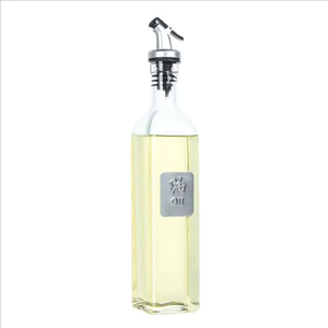 Bouteille à huile en verre de 500 ml, distributeur d'huile d'olive, bouteille à vinaigre, bouteille spéciale pour huile de cuisson, articles de cuisine de haute qualité - Product Image 5