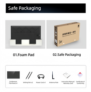 Tableau blanc interactif à double usage pour l'école et les entreprises, écran de présentation <span class=keywords><strong>tactile</strong></span> infrarouge 20 points - Product Image 5