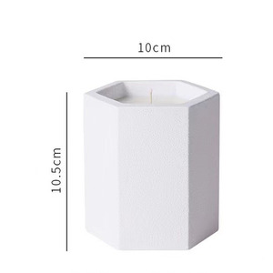 Vente directe en usine, différents bocaux en béton multicolores, bougies parfumées personnalisées - Product Image 5