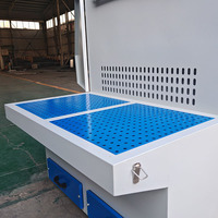 Broyage Établi à courant descendant Table de travail d'extraction de poussière Banc de meulage filtré Collecteur de poussière de table à courant descendant