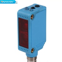 Capteur photoélectrique à réflexion miroir Sakady DC 3 fils de type enfichable série GL25 avec protection IP65, sortie NPN/PNP