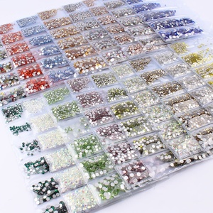 <span class=keywords><strong>Strass</strong></span> AB en cristal coloré pour <span class=keywords><strong>Nail</strong></span> <span class=keywords><strong>Art</strong></span>, dos plat à paillettes Super paillettes, pièces - Product Image 6