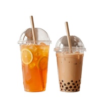 Gobelets en plastique PP imprimés UV Kalanpu, calibre 90 mm, 16 oz, 22 oz, 32 oz, gobelets jetables avec couvercles, pour bubble tea, milk tea, boissons