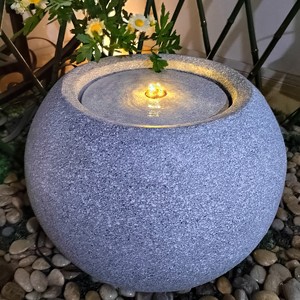 Luces LED Fuente <span class=keywords><strong>de</strong></span> agua Decoración <span class=keywords><strong>de</strong></span> jardín al aire libre con características <span class=keywords><strong>de</strong></span> resina y mármol para estanques Piscinas <span class=keywords><strong>Plantas</strong></span> Paisajismo - Product Image 3