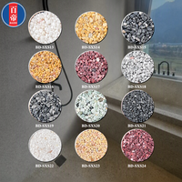Pelapis Dinding Eksterior Cairan Resin Tahan Air Anti UV Anti Retak Cat Fleksibel untuk Perlindungan Fasad Rumah Dekoratif