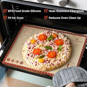 <span class=keywords><strong>Tapis</strong></span> de Cuisson Antiadhésif en Silicone 60x40 cm, Grand <span class=keywords><strong>Tapis</strong></span> de Pâtisserie Antidérapant avec Mesures pour Comptoir - Product Image 2