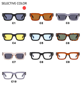 Gafas de Sol Cuadradas Imanba 3688, Nuevas Gafas de Sol Retro 2024, Moda para Mujer, Viajes, Simplicidad, Montura Negra, Protección UV400 - Product Image 5