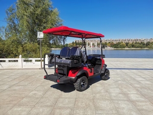 Nouvelle voiturette de golf d'exportation avec lecteur multimédia à navigation vocale et ports de charge – Véhicule de patrouille pratique pour les terrains de golf - Product Image 5