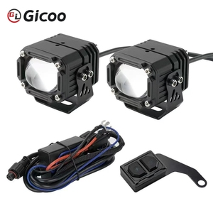Faro auxiliar LED de 150W para motocicleta, luz alta/baja, luces antiniebla de conducción, focos con ojos de ángel - Product Image 4