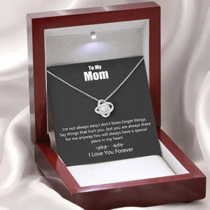 Collier tendance en acier inoxydable avec pendentif cœur nœud d'amour éternel et trèfle pour femme, bijoux en zircon, vente chaude, classement supérieur - Product Image 5
