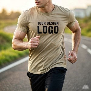 Camiseta Deportiva para Hombre, Manga Corta, para Gimnasio, Entrenamiento, Fitness, Transpirable, Cómoda, Ajustada, Atlética, con Logotipo Personalizado - Product Image 1
