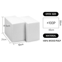 Fabricant de serviettes en papier de soie jetables Kraft Airlaid pour boissons couverts dîner serviettes en lin en gros