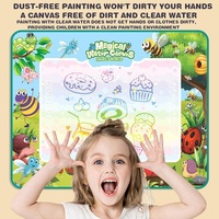 KSF vente en gros de tapis de dessin d'eau de bande dessinée tapis de dessin jouets éducatifs dessin tapis de griffonnage avec des stylos magiques pour les enfants