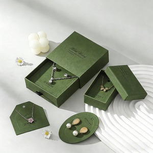 Wholesale Pendant Storage Jewelry Display Paper Card Hole <b>Holder</b> Custom Printing Logo Necklace <b>Earring</b> Card - Product Image 3
