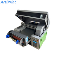 Artiprint Vente Chaude 4060 A2 UV DTF Rouleau Cylindre Carte Toile Téléphone Cas UV LED Imprimante à Plat pour Acrylique Métal Impression