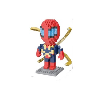 Dễ thương caped crusaders siêu anh hùng mini DIY con số ABS khối xây dựng bằng nhựa giáo dục DIY Xây dựng đồ chơi thu gom - Product Image 2