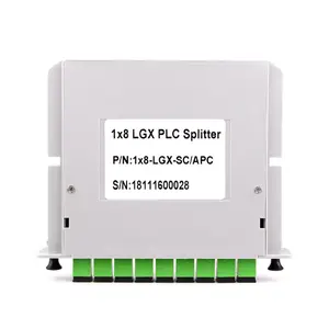 Factory price1X8 PLC Splitter Device SC/APC insertion /LGX /Cassette type Fiber Optic fiber optic