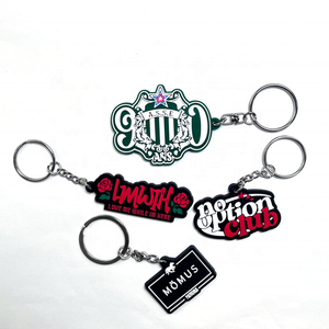 พวงกุญแจยาง PVC แบบกำหนดเองรักษ์โลก พร้อมห่วงโลหะ ดีไซน์ตัวอักษร<span class=keywords><strong>การ์ตูน</strong></span> 2 มิติแบบนุ่ม สำหรับของขวัญส่งเสริมการขาย - Product Image 3