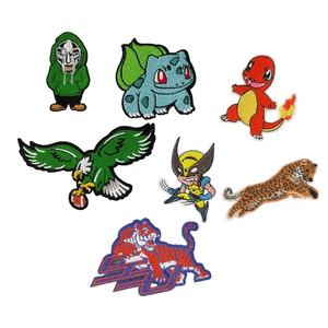 流行のカスタマイズ可能な衣料品アクセサリー花柄スパイダーマン刺繍パッチ縫い付け3Dスタイルおしゃれな服 - Product Image 2