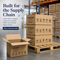 RSC Wellpappe-Versandkarton C-Flute Kraft Individuell Bedruckter Flexo Zerlegbarer Logistik-Karton OEM ODM Direkt ab Werk