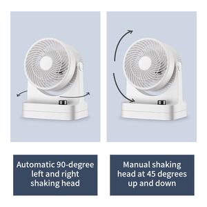 2025 Newest <b>Table</b> Fan Air Circulator Quiet & Energy Saving for Home Bedroom <b>Car</b> Outdoor Garage Use Made of Plastic 808b 2025 - Product Image 4