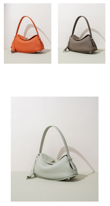 2026 New <strong>Design</strong> Genuine Leather Women's Handbags High Quality Cowhide Ladies Shoulder Bags Underarm Bags Luxury Handbags - Product Image 5