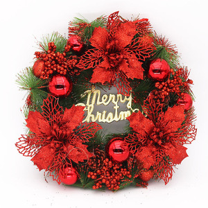 Guirnalda Navideña Artificial Ecológica, Adornos Colgantes para Decoración Interior, Corona de 30 cm, Múltiples Colores para Fiestas en Casa - Product Image 4