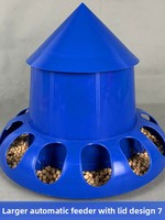 Mangeoire et abreuvoir automatiques en plastique épaissi, lavables, pour pigeons, poulets, canards, oies, cailles, boîte à grain