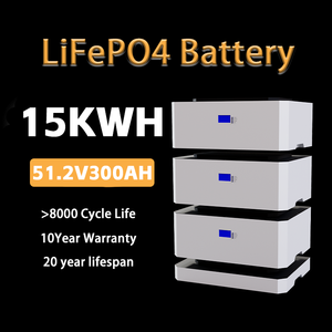 Điện áp cao xếp chồng lên nhau 200AH LiFePO4 pin Lithium ion 5kwh Phạm vi công suất 51.2V đầu ra có thể Cổng giao tiếp cho hệ thống năng lượng mặt trời - Product Image 4