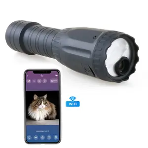 新设计无线手电筒便携式录像机户外充电袖珍手电筒徒步旅行