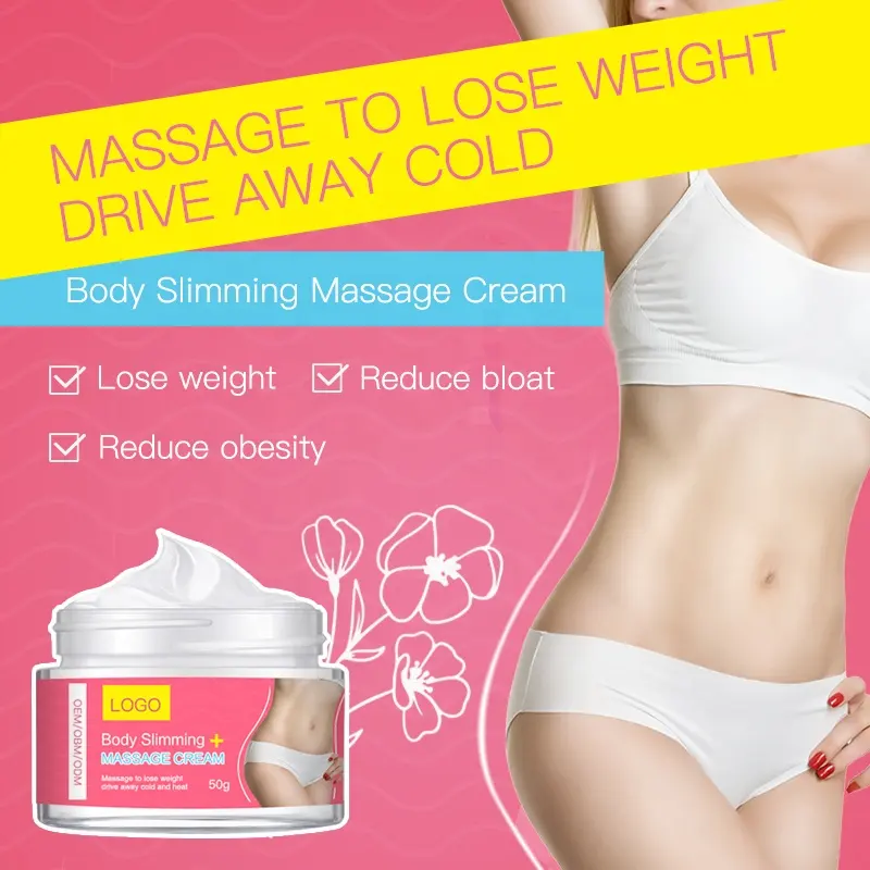 Wholesale Stable Supply Ekber Fat Burn Body Waist Slimming Massage Gel Hot Cream 200g Cream Slimming