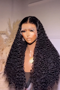 Perruque frontale complète HD en cheveux humains vierges indiens naturels, ondulés, 13x4, en gros, à <span class=keywords><strong>prix</strong></span> abordable, en vente - Product Image 1