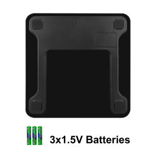 ระบบเซ็นเซอร์ความแม่นยำสูงแพลตฟอร์มกระจกนิรภัยขนาด6มม. ฟังก์ชัน<span class=keywords><strong>วัด</strong></span><span class=keywords><strong>ไขมัน</strong></span>ในร่างกายอัจฉริยะดิจิตอลแบล็คไลท์180กก. - Product Image 5