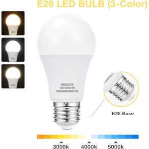 หลอดไฟ LED ทรงกลม 3W 5W 7W 9W 12W 15W 18W ขั้ว E27 B22 วัสดุ PC CRI 80 สำหรับใช้ในบ้าน - Product Image 2