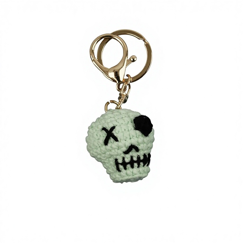 Customized Handmade Crochet Key Chain Bag