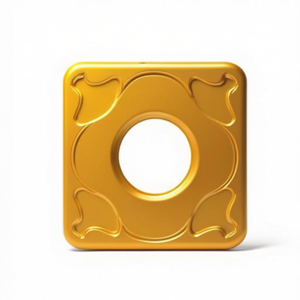 Inserto de torneado CNMG con geometría negativa de 80 grados para mecanizado de metales - Product Image 1