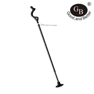 Canne de marche verticale PostureCaneTV, canne télescopique pliable en alliage d'aluminium léger, bâton de randonnée noir, longueur réglable - Product Image 3