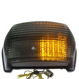 用于川崎 ZX7R ZX7RR GPZ 1100 尾灯摩托车 LED 尾灯集成转向灯