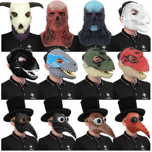 Série 2 de coiffes sur mesure pour <span class=keywords><strong>le</strong></span> cinéma et la télévision, masque de bal masqué pour diffusion en direct transfrontalière, accessoires de farce pour fête d'Halloween - Product Image 6