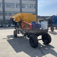 Trituradora de Caja Cuadrada de Alta Resistencia y Larga Vida Útil con Motor |   Capacidad de 20 t/h, Fácil de Operar, para Trituración de Piedra, Hormigón y Ladrillo