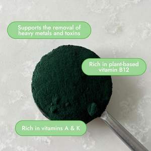 Poudre de spiruline verte directement de l'usine, vitamine B, soutient le système immunitaire et élimine les métaux lourds et les toxines, poudre de spiruline verte - Product Image 5