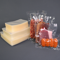 Pochette/sac transparent à cornue Sac d'emballage sous vide à haute température et film SANS BPA