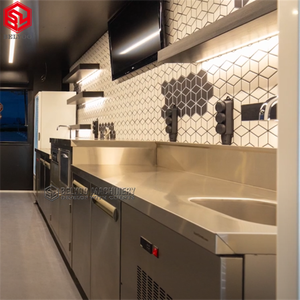 Belyoo وحدة بار مخصصة مع إعداد متكامل للقهوة والكوكتيل لمقطورة المشروبات والآيس كريم - Product Image 5