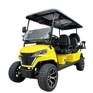 Aangepaste Zonne-Energie Elektrische Vierwielige Golfbaan Auto Off-Road Voertuig Atv Jacht Voertuig Fabrikanten