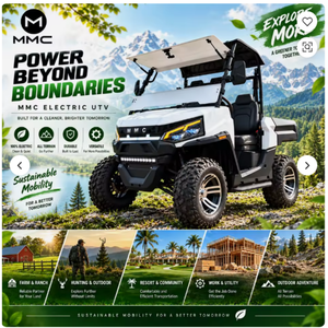 รถเอทีวี <span class=keywords><strong>MMC</strong></span> 4x4 ขับเคลื่อน 4 ล้อ แบตเตอรี่ลิเธียม 72V สำหรับขับขี่ออฟโรด ยกสูงพิเศษ สำหรับล่าสัตว์และเล่นกอล์ฟ กำลังไฟ 10-15 กิโลวัตต์ ความเร็ว 30-50 กิโลเมตรต่อชั่วโมง - Product Image 4