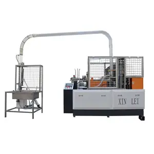 Máquina automática para hacer vasos de papel de lubricación de aceite Proveedores Fábrica