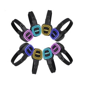 Audífonos de Diadema con Luz LED para Fiesta Silenciosa de la Marca INDA, con Cancelación de <span class=keywords><strong>Ruido</strong></span>, 3-5 Canales, Indicador de Porcentaje de Batería - Product Image 3