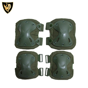 สนับเข่าแนวยุทธวิธีลายพราง4ชิ้น, สนับเข่ากีฬากันน้ำสำหรับฝึกซ้อมปกป้องคนจริง - Product Image 2