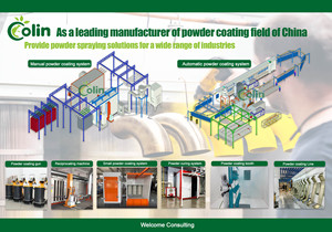 Nuevo sistema automático de máquina de recubrimiento en polvo, horno de curado de línea para recubrimiento de Metal, componentes de núcleo PLC para acero - Product Image 6
